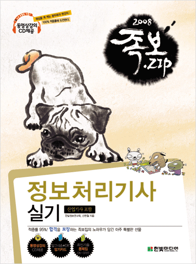 정보처리기사 실기(산업기사포함, 2008년, 동영상 강의 CD 포함)- 족보집
