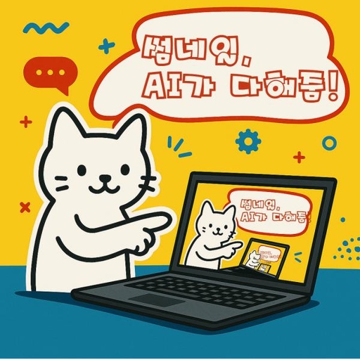 [디자인, AI가 다 해줌] 클릭을 부르는 썸네일을 챗GPT로 단 5분 만에 뚝딱 만드는 비법 대표 이미지