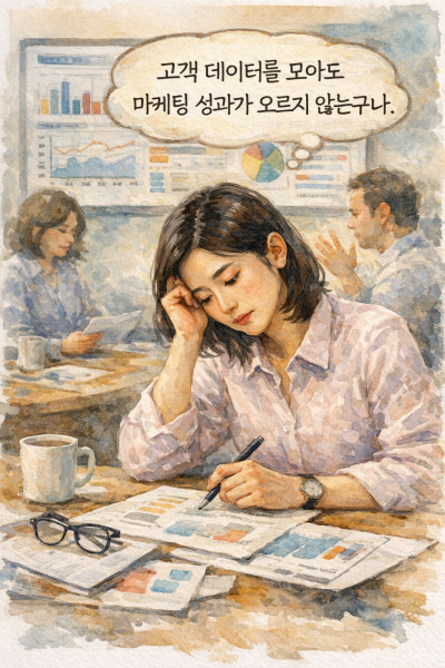 [AI 초 개인화 마케팅] 마케터와 데이터 팀이 겉도는 진짜 이유: AI를 활용해 분석을 넘어 '결정'으로 가는 방법