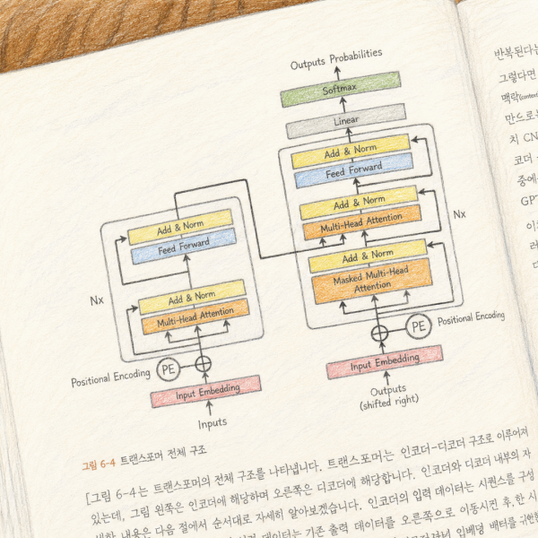 [집필 후기]  "AI 에이전트 내부에서는 대체 무슨 일이 일어날까?" 트랜스포머를 손으로 그려가며 찾은 답