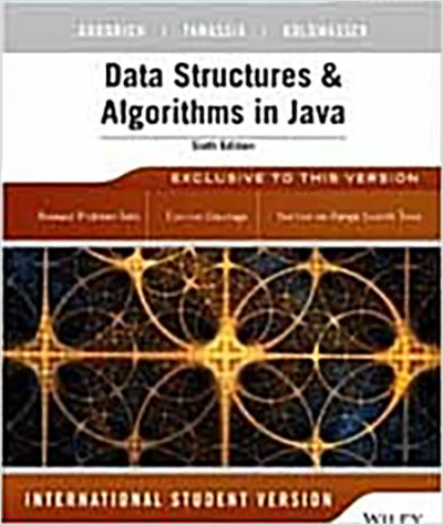 Data Structures and Algorithms in Java (Paperback, 6th International student edition)