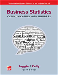 ISE Business Statistics: Communicating with Numbers [4th Edition]