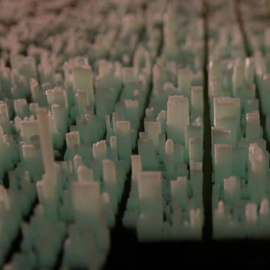 3D 프린트 기술로 책상 위에 구현한 놀라운 뉴욕의 도시 경관